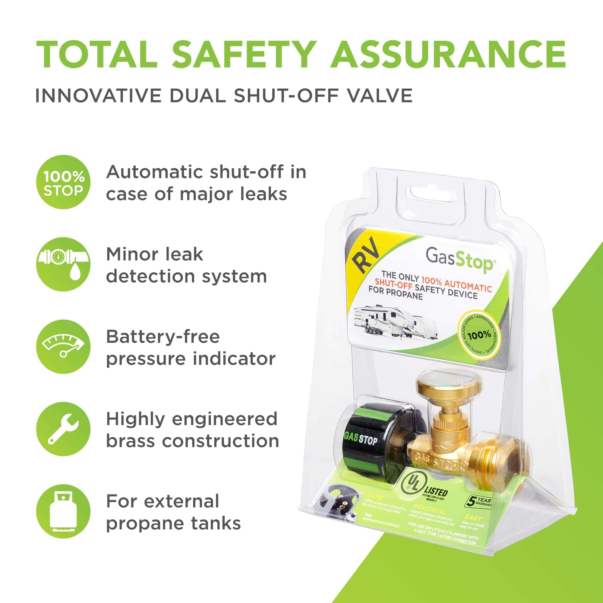 GasStop - Indicador de Tanque de Gas Propano con Detector - Imagen 4