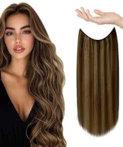 Extensiones de Cabello de Alambre Sunny Pelo Humano Real