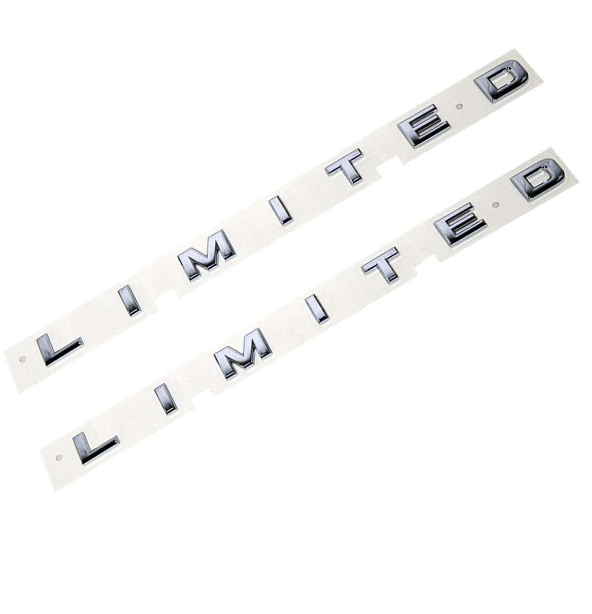 Emblemas Limitados 2pcs, Placa Lateral Adhesiva en 3D para