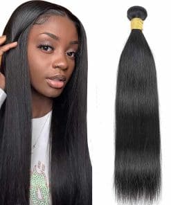 Paquete de Extensiones de Cabello Humano Liso Brasileño 24