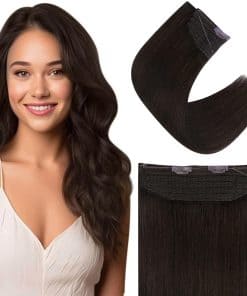 Easyouth Extensiones de Cabello con Cable Invisible Color