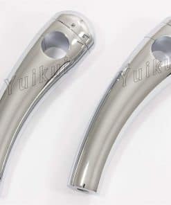 YUIKUI RACING Soporte de Manillar Universal Cromado de