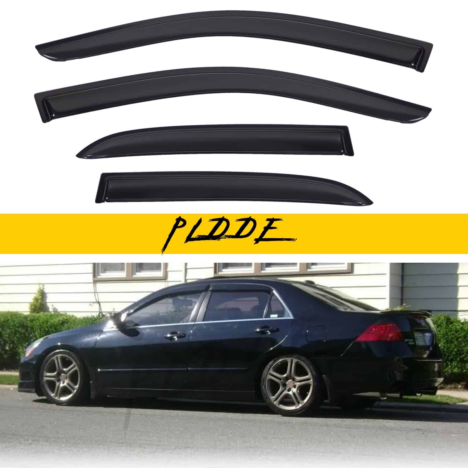 PLDDE 4pcs Viseras para Ventanas Compatible con Honda