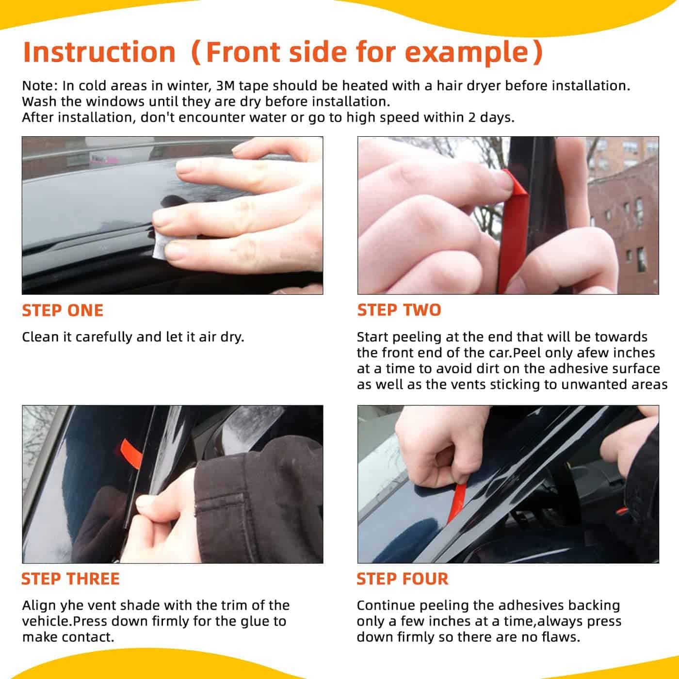 PLDDE 2 piezas Compatible con Protector de Sol/Lluvia para - Imagen 6