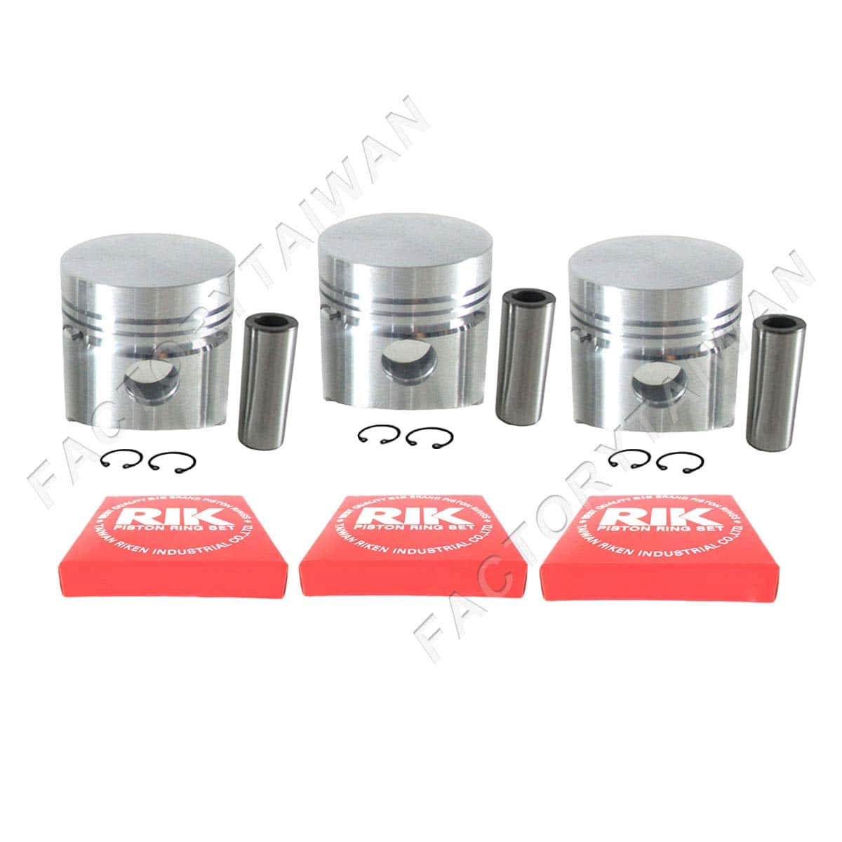 Juego de Pistón + Anillo STD 76mm para Kubota D1102 (Hecho