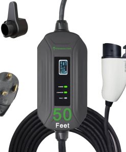 Cargador de nivel 2 PRIMECOM 220/240V, 16A, 30 pies y 50