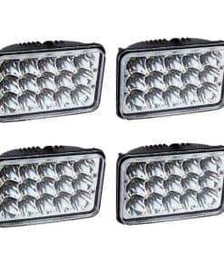 Faros LED aprobados por DOT 4PCS 4X6 para Peterbilt 378 357