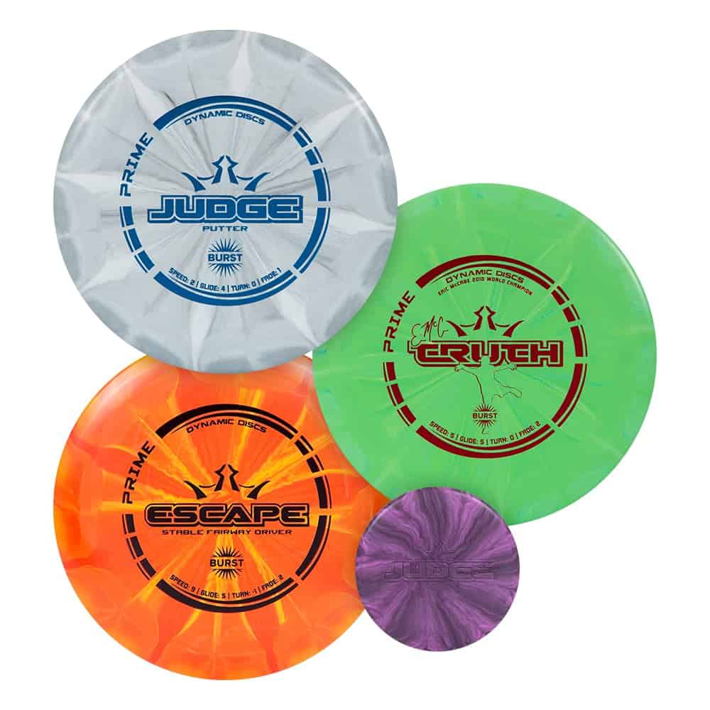 Set de Golf Dynamic Discs Prime Burst de 3 Discos | Incluye