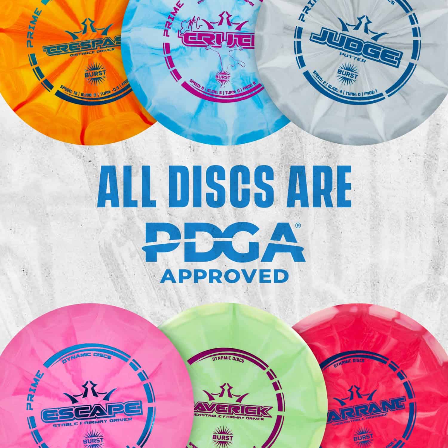 Set de Golf Dynamic Discs Prime Burst de 3 Discos | Incluye - Imagen 6