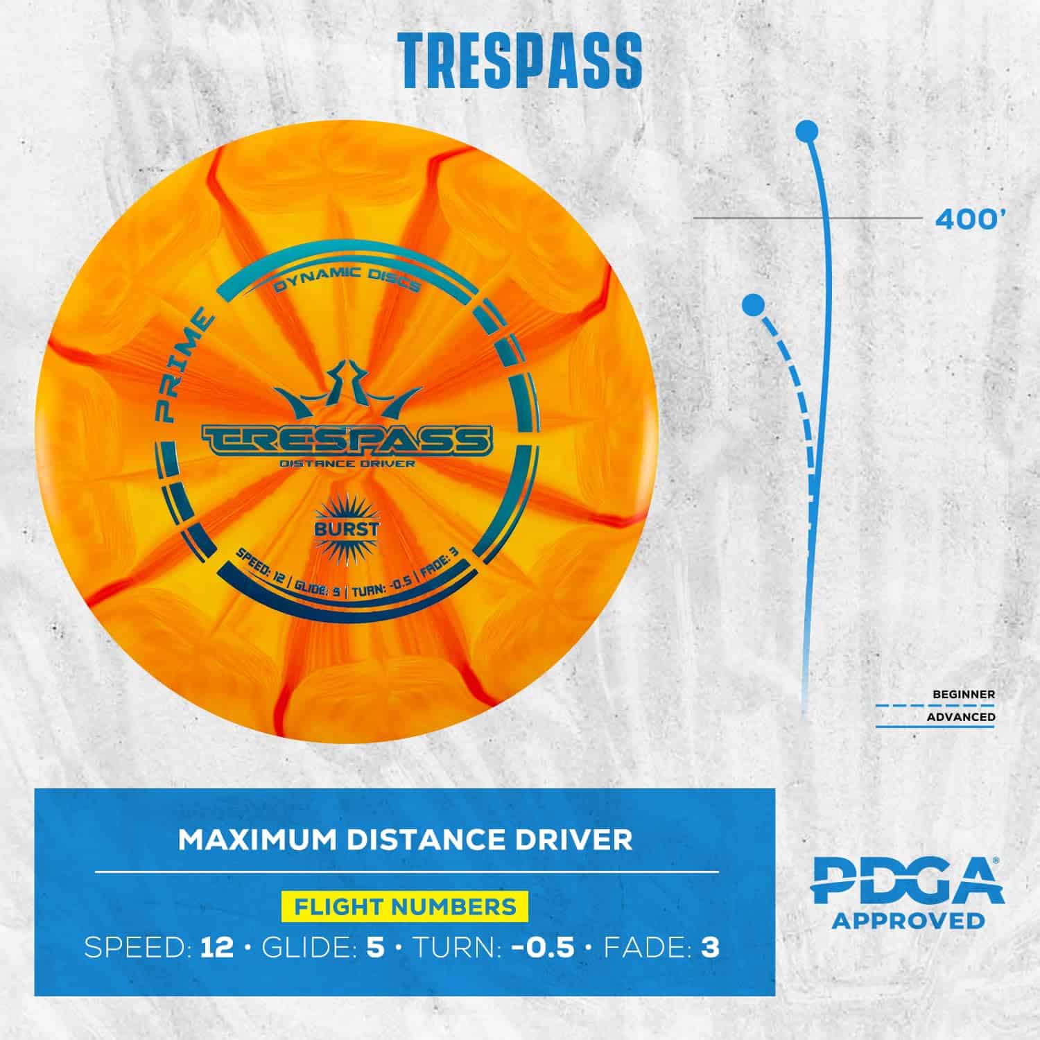Set de 5 Discos de Golf Dynamic Discs Prime Burst | Incluye - Imagen 3