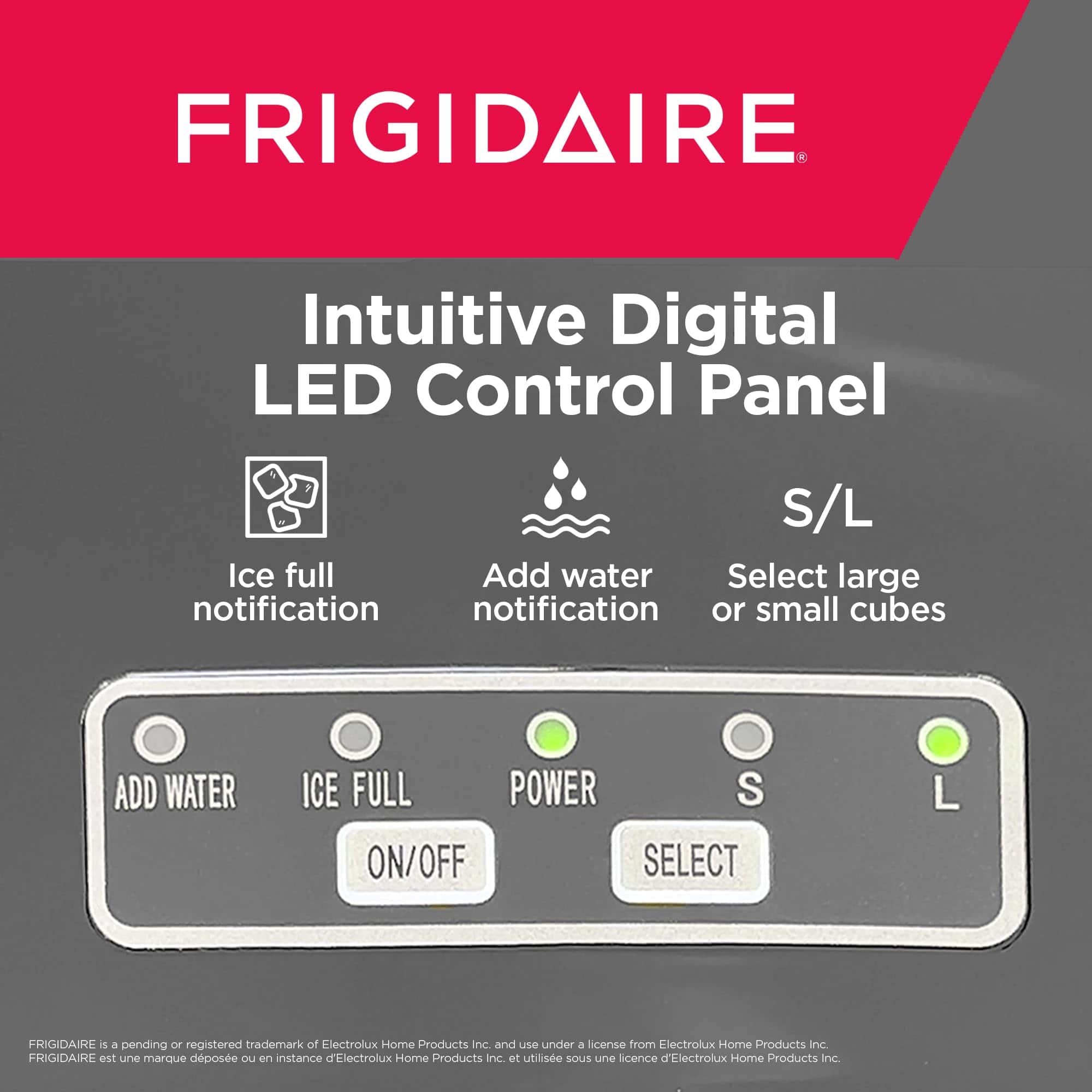 Máquina Frigidaire - Fabricadora de Hielo de Acero - Imagen 7