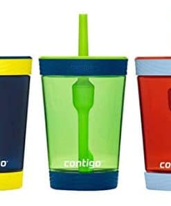 Contigo Set de 3 Vasos para Niños - Azul Verde Rojo