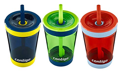 Contigo Set de 3 Vasos para Niños - Azul Verde Rojo - Imagen 3