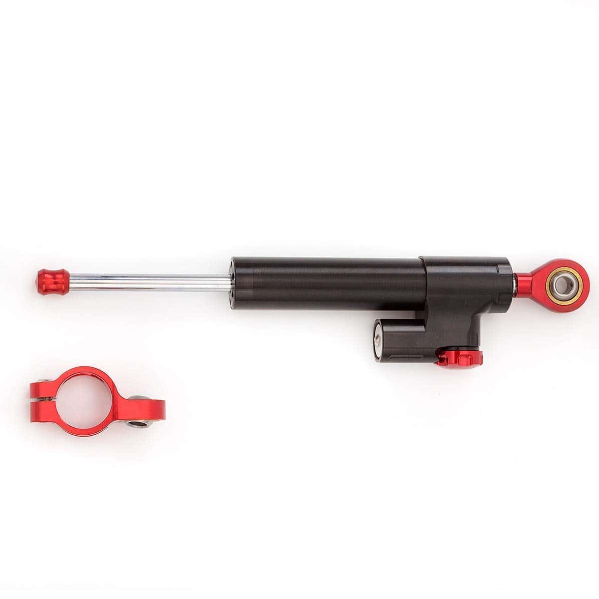 Amortiguador de dirección ajustable -Negro y Rojo
