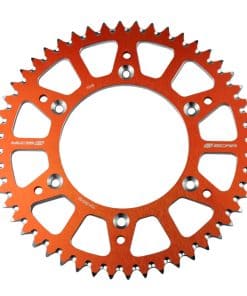 Corona trasera de aleación de aluminio SCAR -Naranja