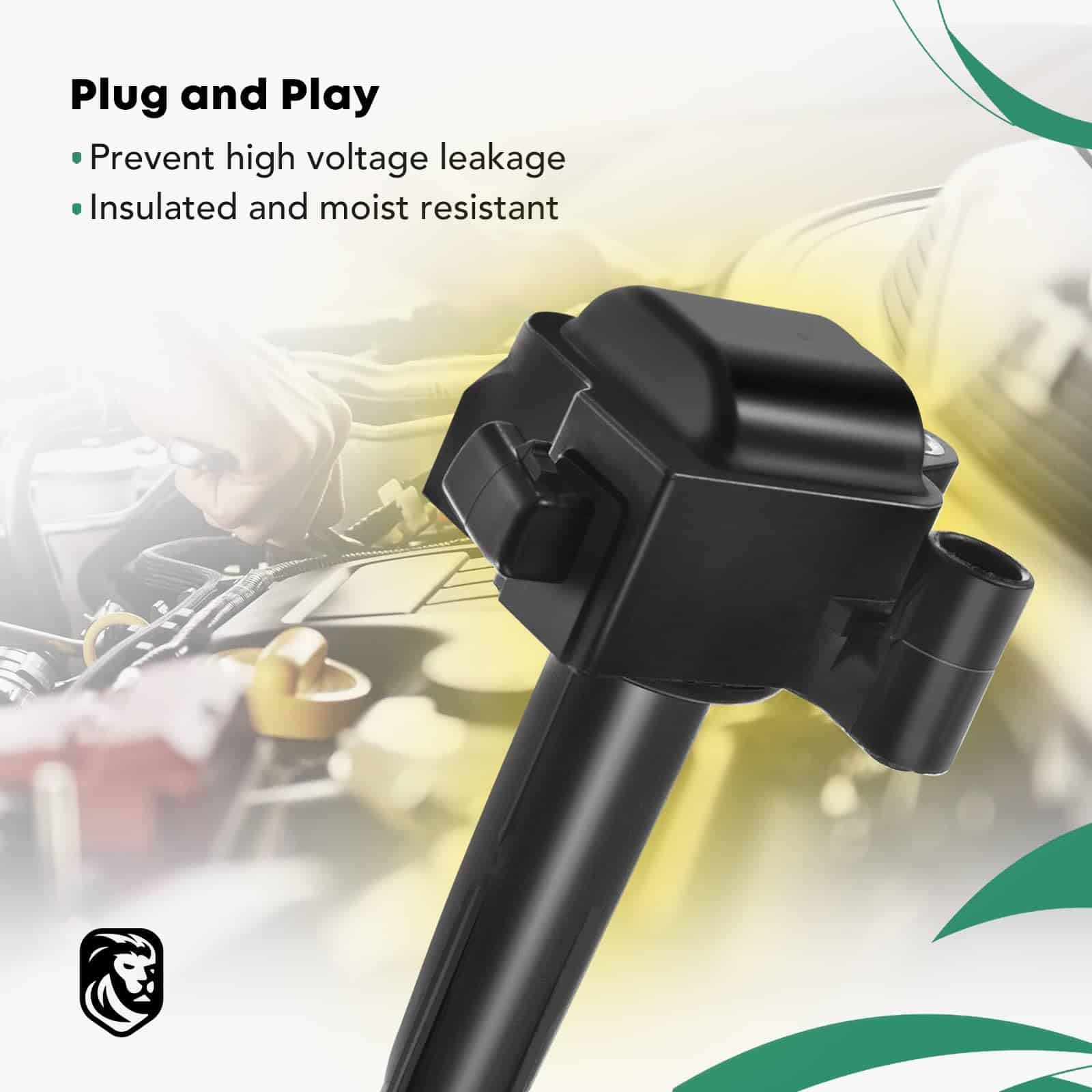 Conjunto de 3 bobinas de encendido de repuesto para Toyota - Imagen 9