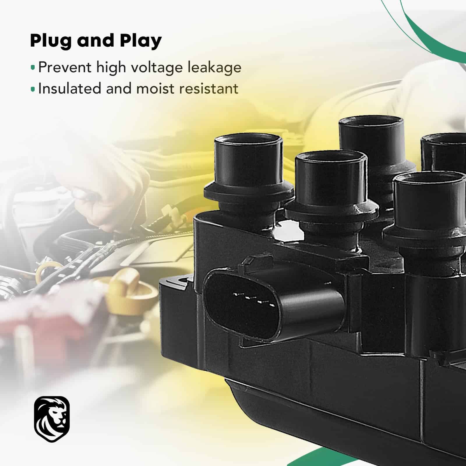 Bobina de Encendido YHTAUTO para Ford F-150 Explorer - Imagen 8