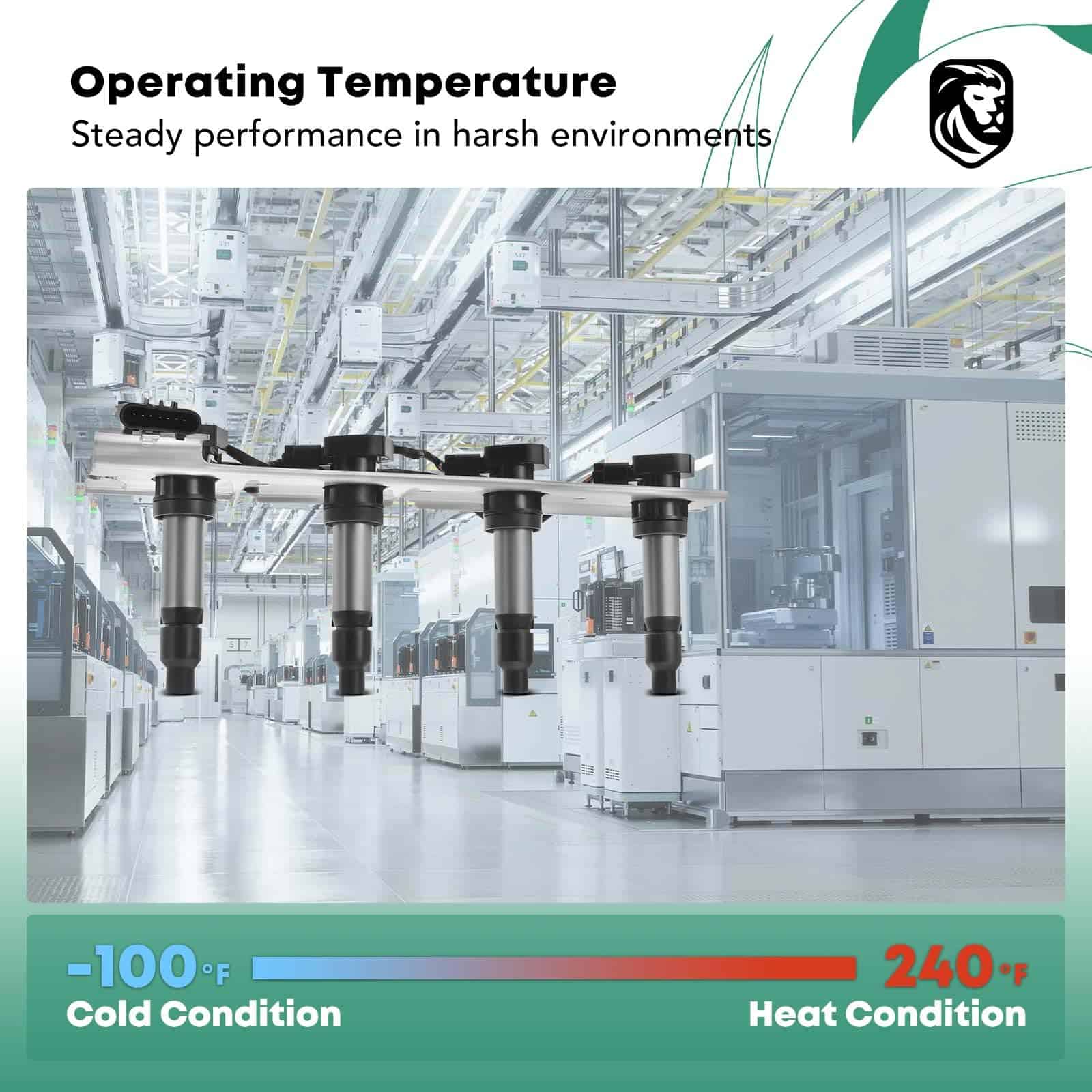 Conjunto de 2 Bobinas de Encendido de Repuesto para - Imagen 3