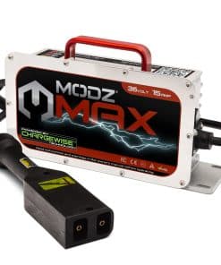 Cargador de batería MODZ Max36 15 AMP EZGO TXT para carros