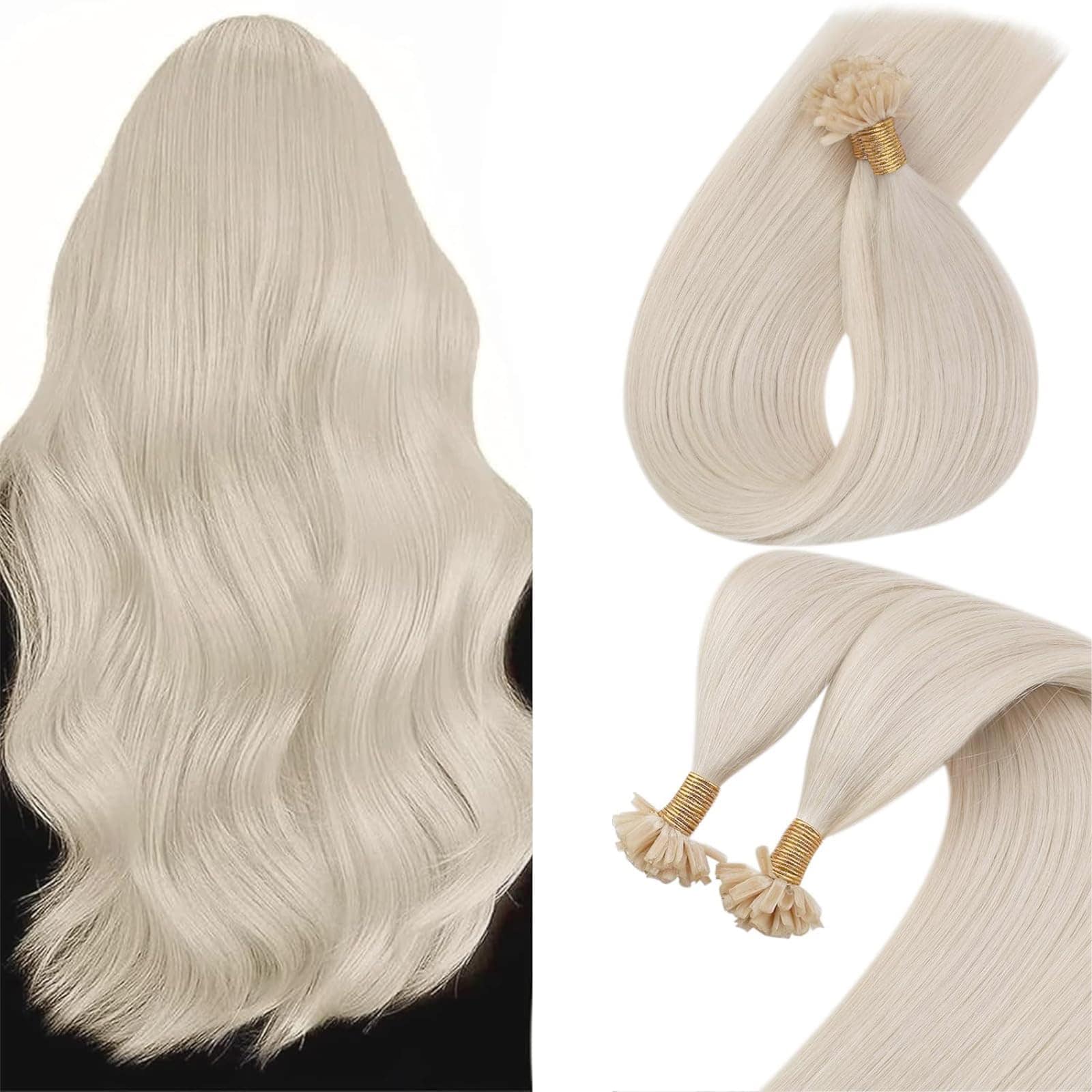 Extensiones de cabello Sunny Hair U Tip de cabello humano