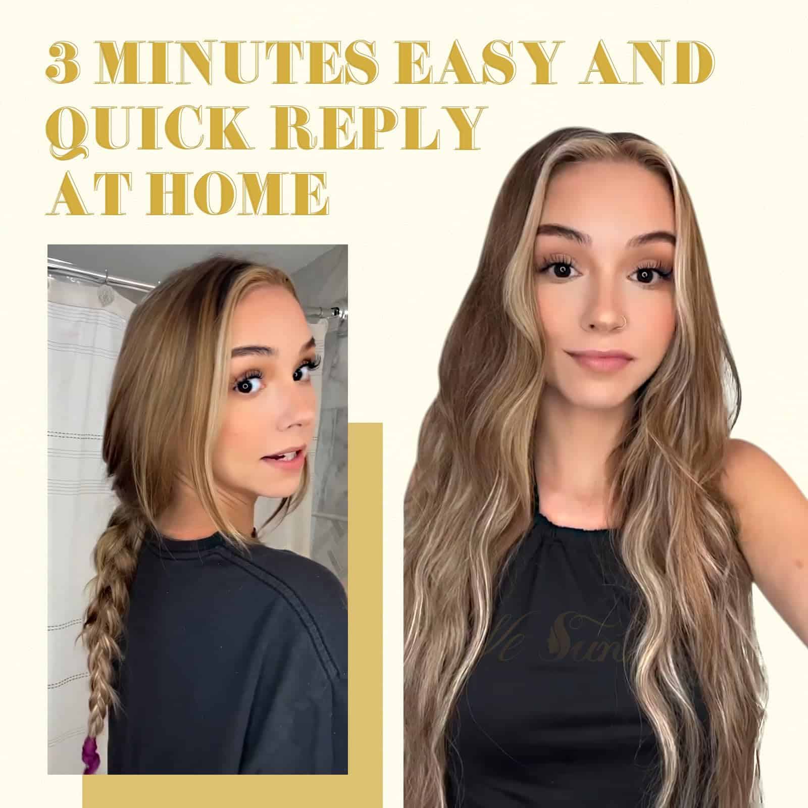 Extensiones de Cabello Clip Sunny de cabello humano real - Imagen 8