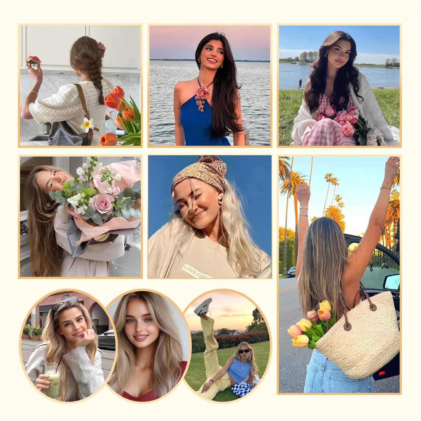 Extensiones de Cabello Clip Sunny de cabello humano real - Imagen 9