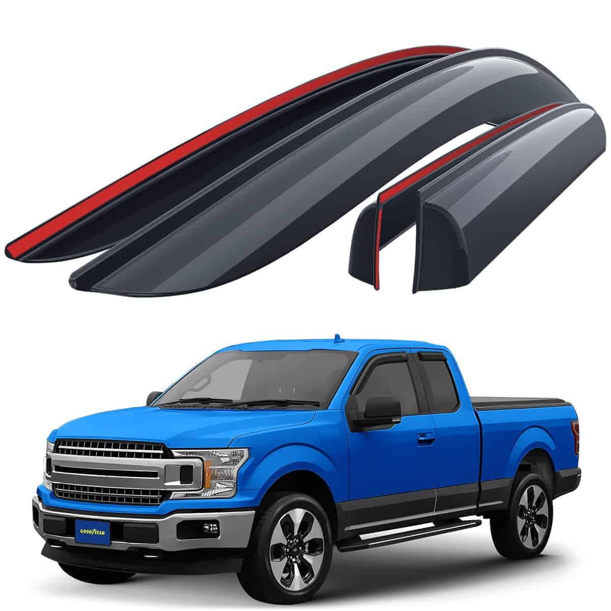 Deflectores de Ventana a Prueba de Rotura Goodyear para