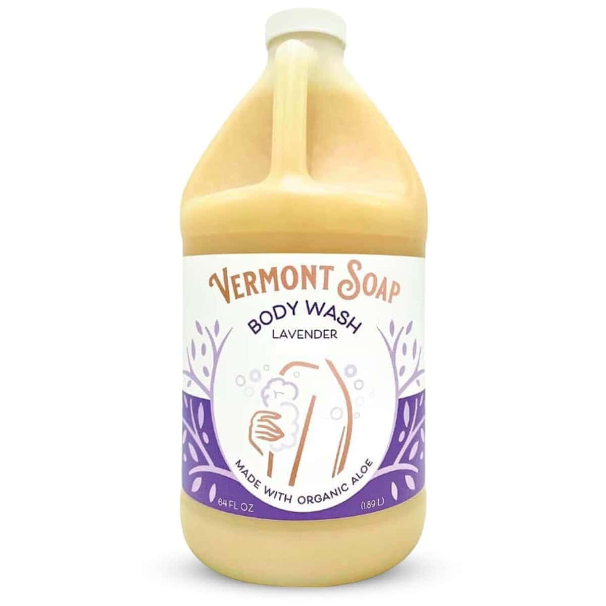 VERMONT SOAP Body Wash Natural con Manteca de Karité, Gel