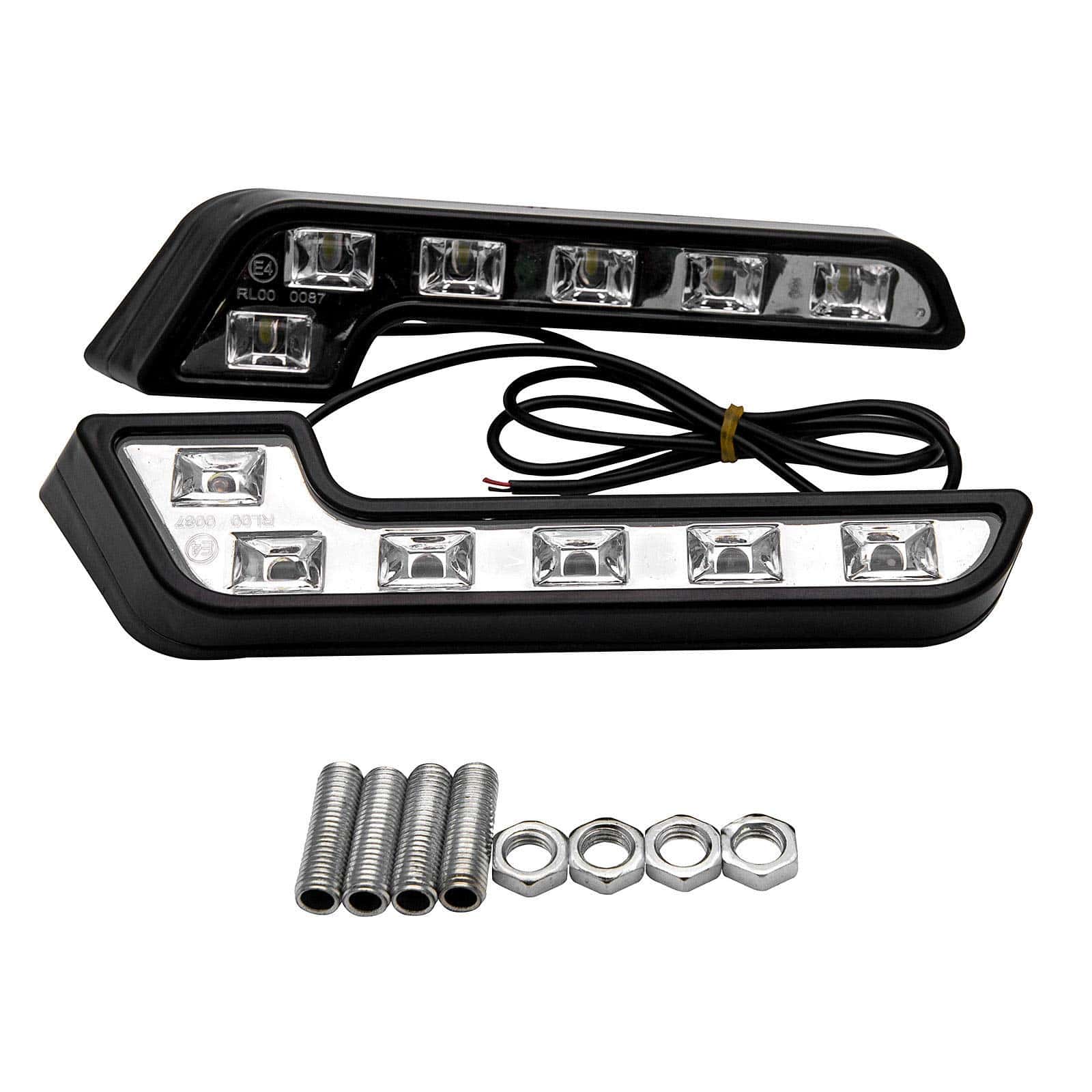 MASO 2PCS 6LED Luz Diurna para Coche DRL Luz Delantera