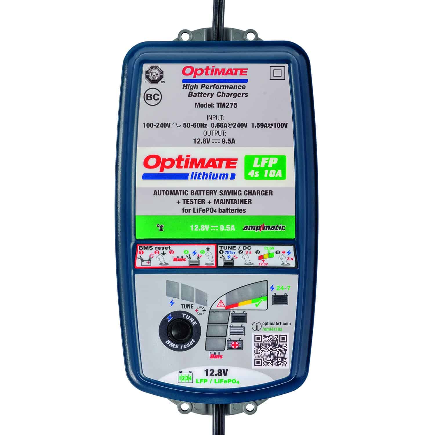 Cargador y mantenedor de batería sellada Optimate Lithium - Imagen 4