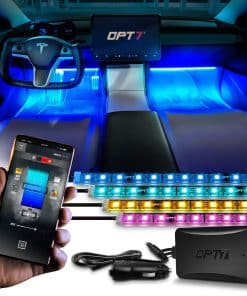 Luces Interiores para Auto OPT7 Aura Pro con Control de