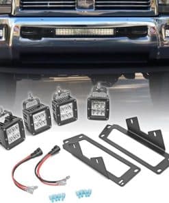 4x 3 Inch 24W Dually Luces LED de Niebla con Enchufe de