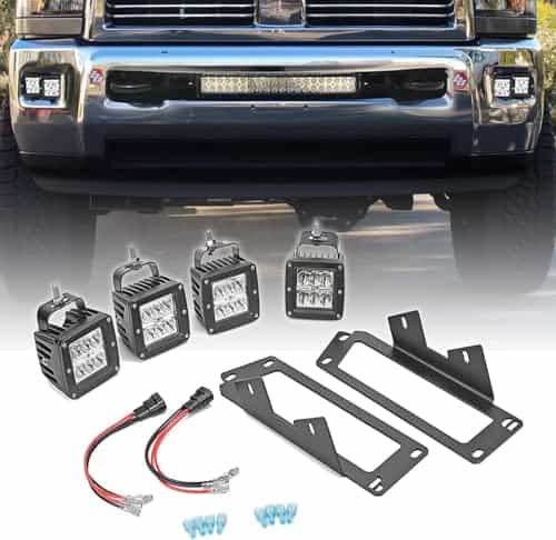 4x 3 Inch 24W Dually Luces LED de Niebla con Enchufe de