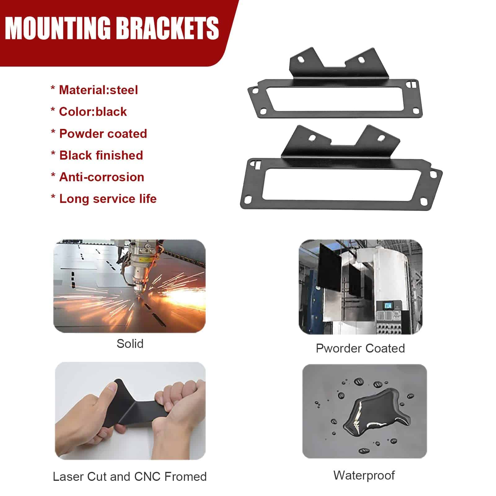 4x 3 Inch 24W Dually Luces LED de Niebla con Enchufe de - Imagen 5