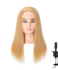Maniquí de Cabeza de 20"-22" con Cabello Humano 100% para