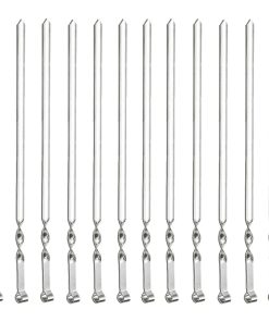 Antallcky 12 Pack Brochetas Barbacoa Parrilla de Acero