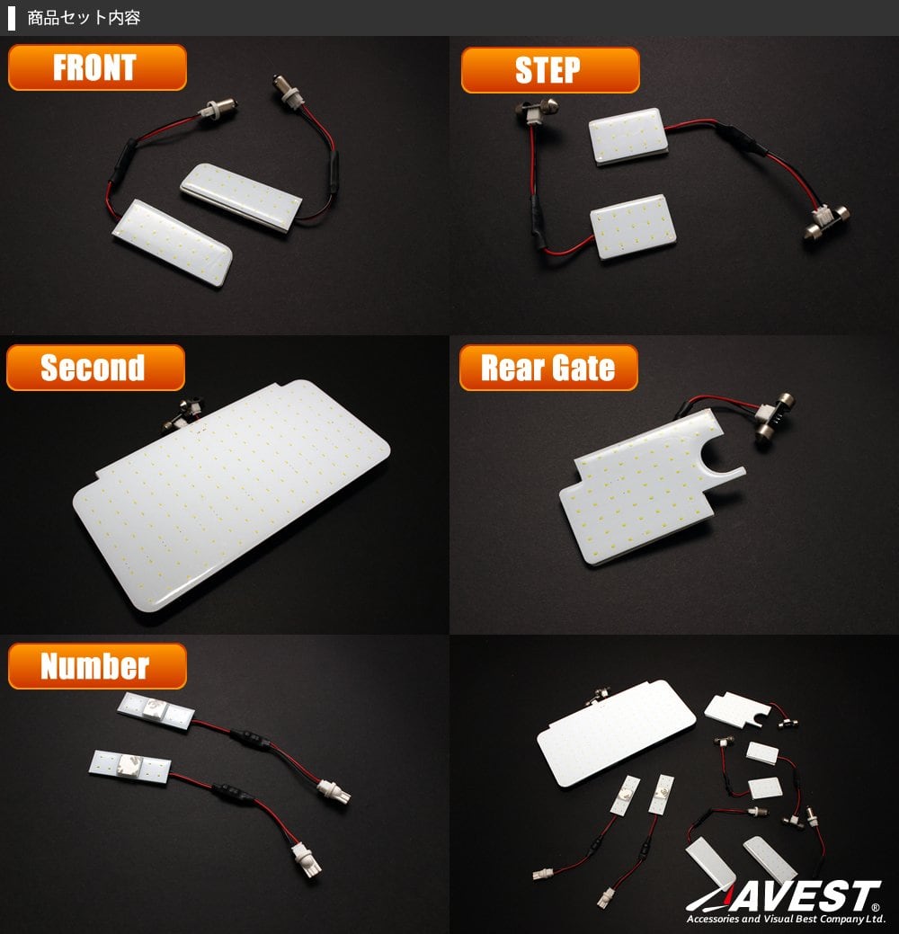 Set de lámparas de habitación AVEST 8pcs COB LED para - Imagen 4