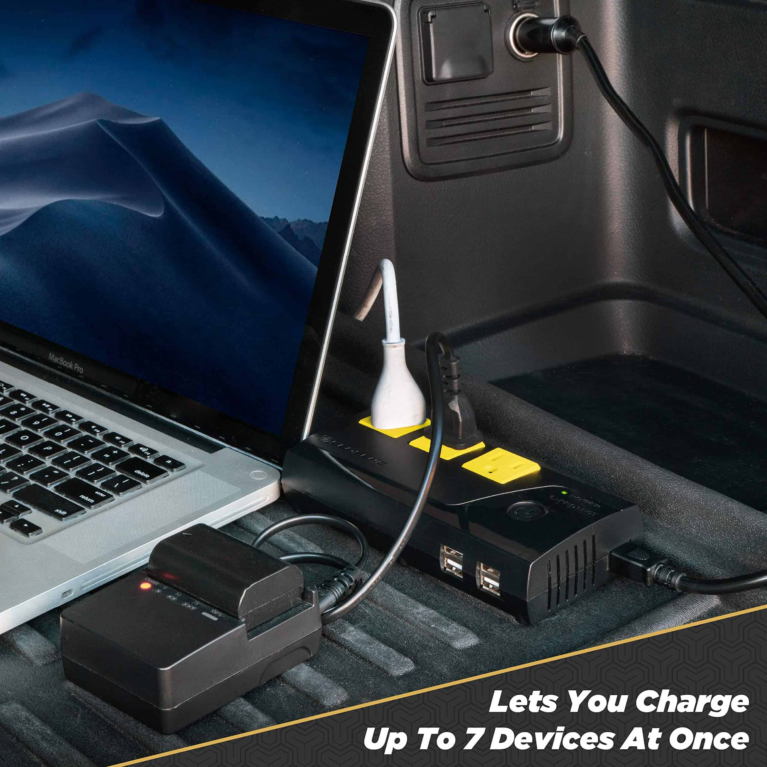 Scosche PI200PS-1 INVERT200 - Inversor de corriente para - Imagen 5