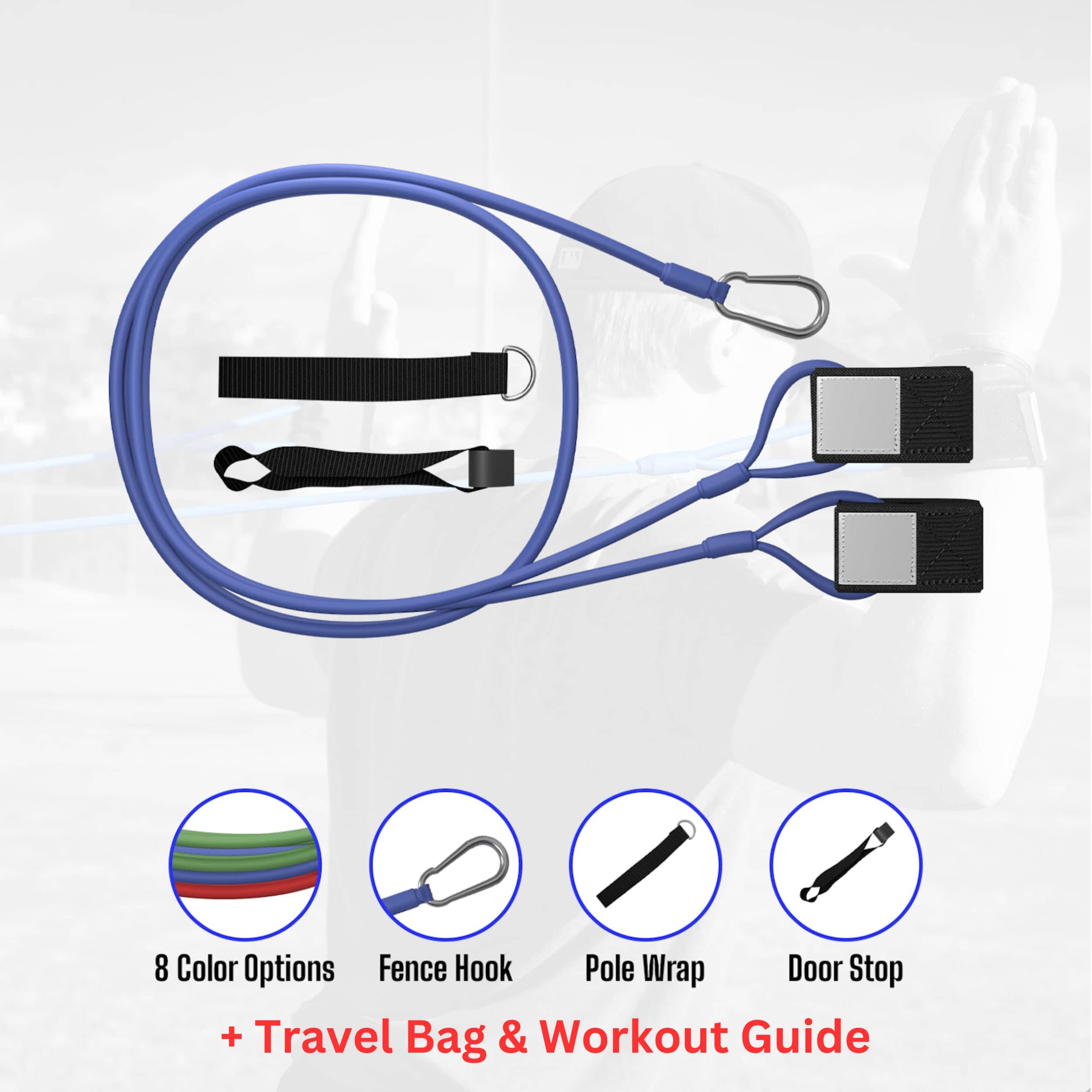 Banda de Resistencia para Entrenamiento de Beisbol y - Imagen 4