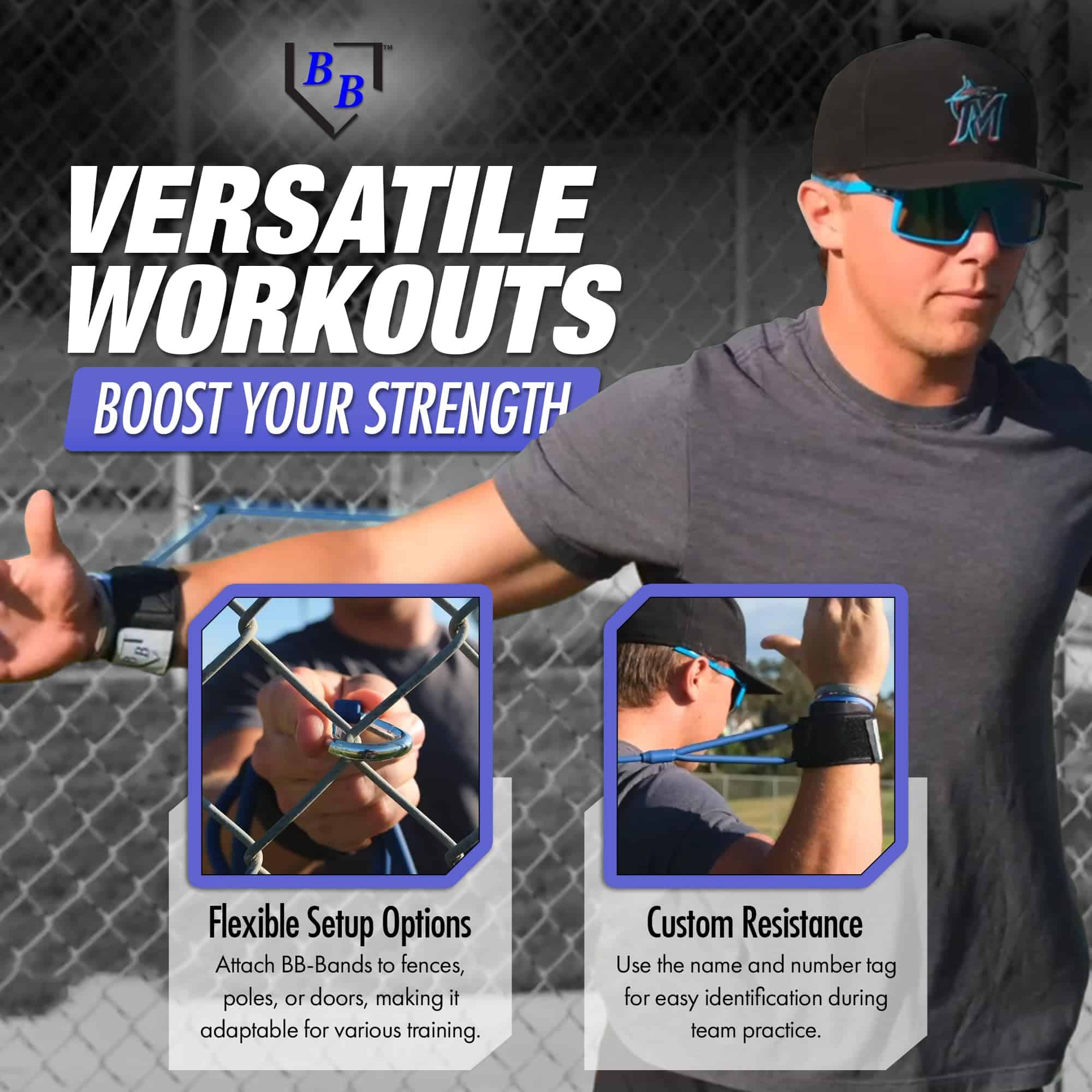 Banda de Resistencia para Entrenamiento de Beisbol y - Imagen 5