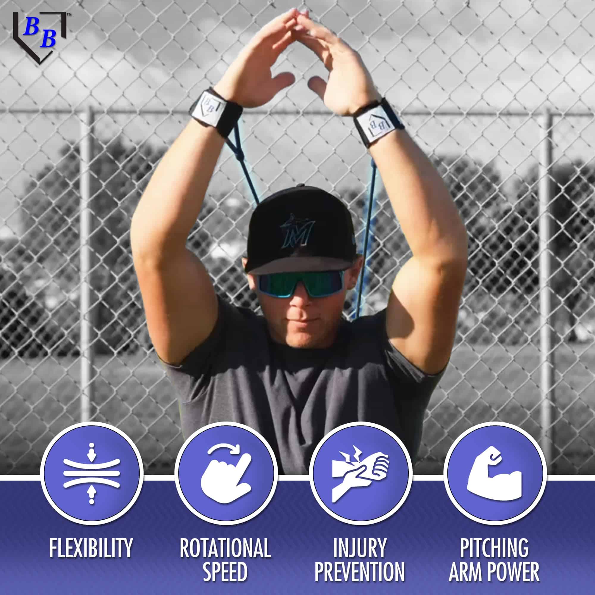 Banda de Resistencia para Entrenamiento de Beisbol y - Imagen 7