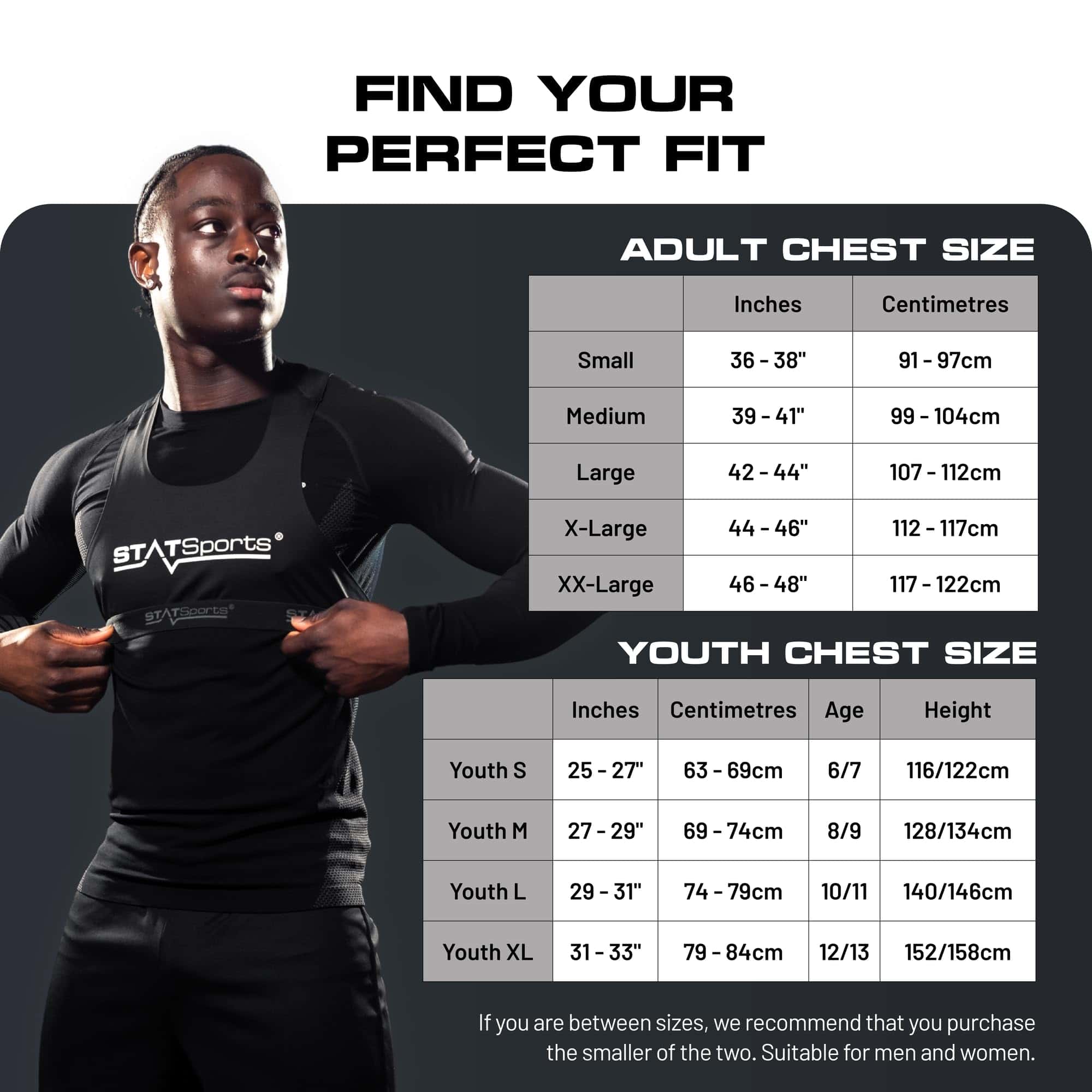 Chaleco Rastreador de Fútbol STATSports APEX -Negro - Imagen 6