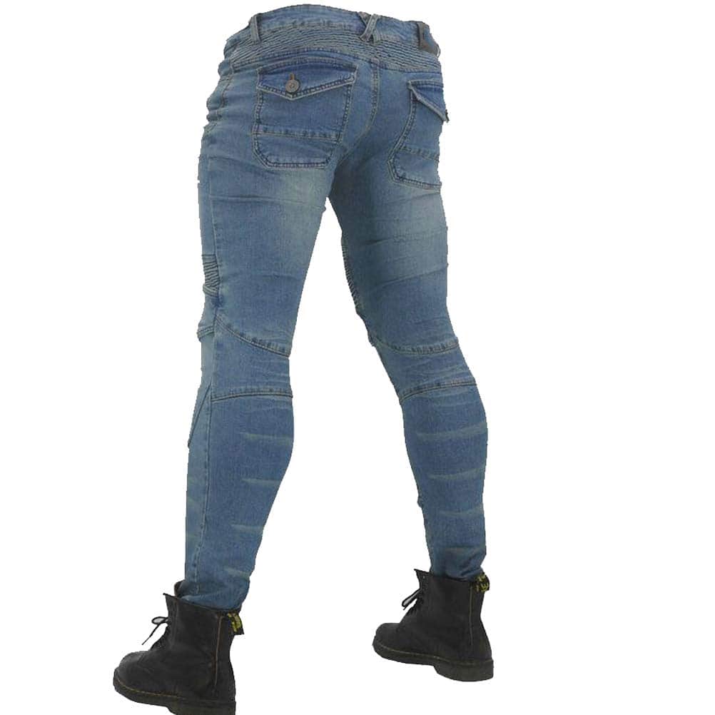 Pantalones de moto con armadura para carreras y ciclismo - Imagen 9