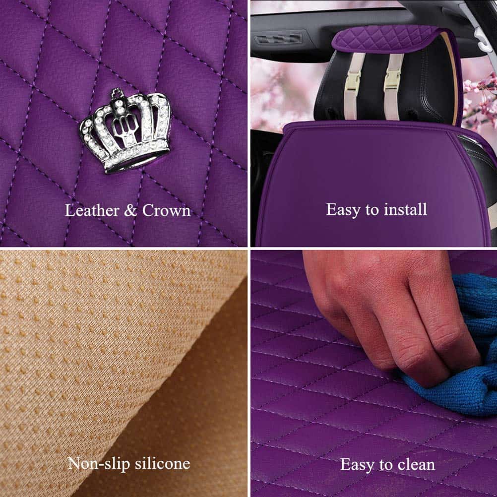 Cubre Asientos Universales Rojos para Autos - Cubierta de - Imagen 5