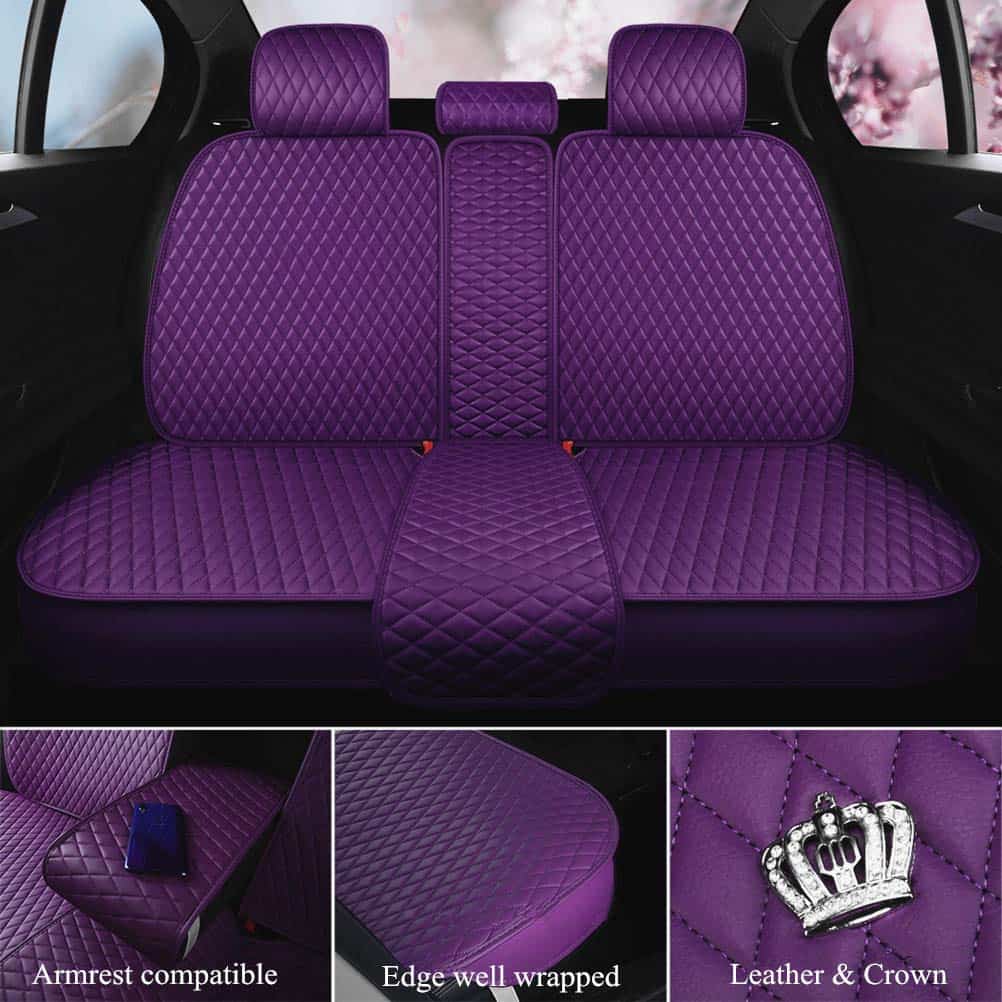 Cubre Asientos Universales Rojos para Autos - Cubierta de - Imagen 4