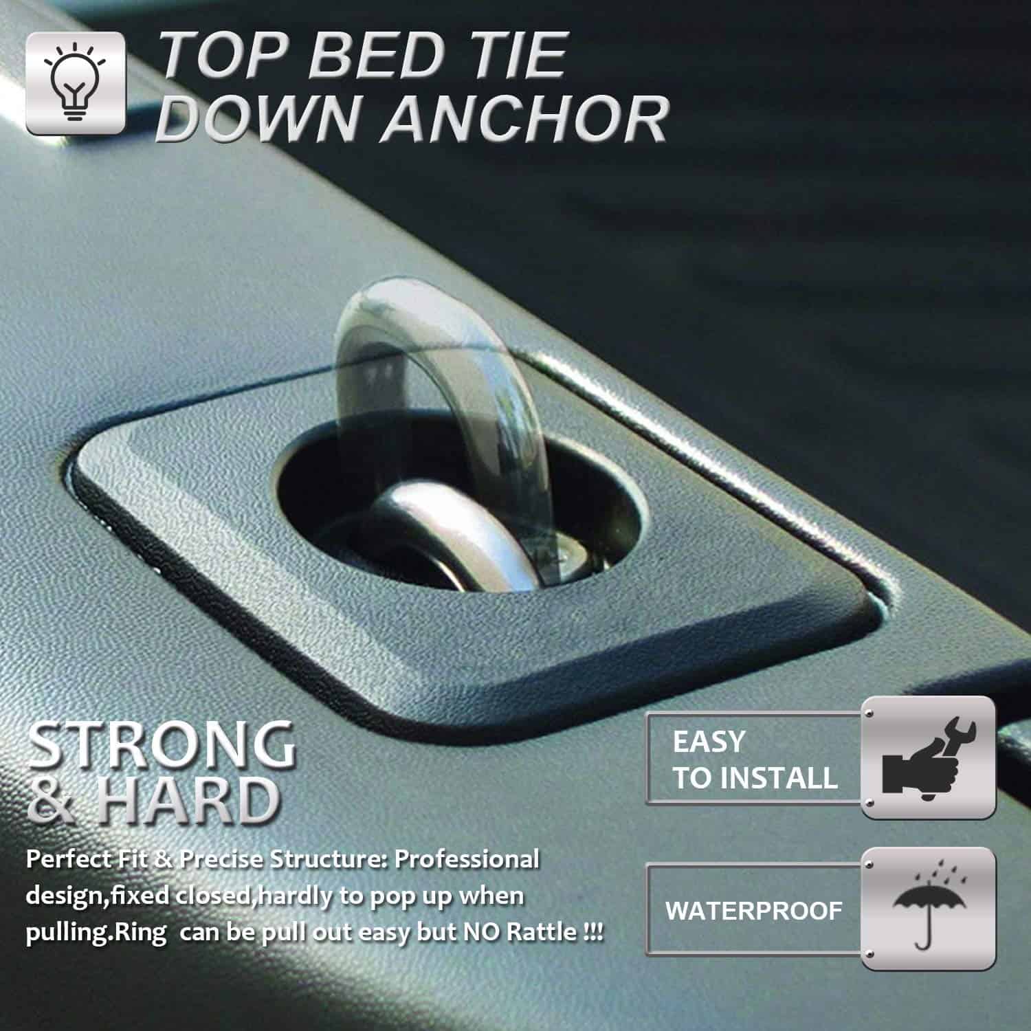 Dibanyou Anclajes de Amarre para Camión, Pared Lateral de - Imagen 4