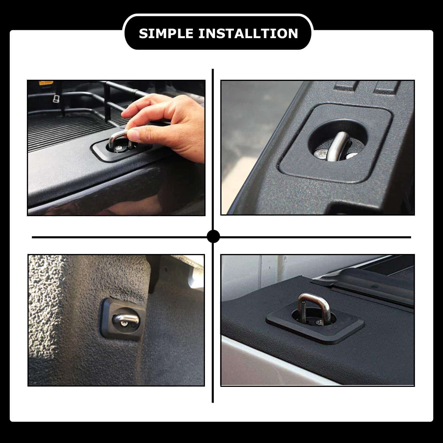 Dibanyou Anclajes de Amarre para Camión, Pared Lateral de - Imagen 5