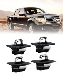 4 Anclajes para Amarre de Cama de Camión Dibanyou para