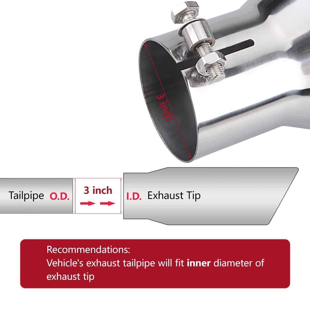 LCGP Punta de Escape 3" de Entrada 5" de Salida 12" de - Imagen 4