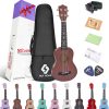 Kit de Inicio de Ukulele Soprano NOT HOME, 21 Pulgadas de